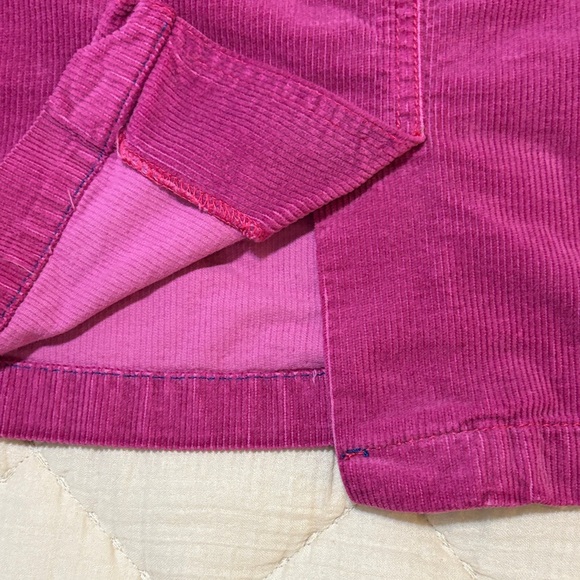Pilcro by Anthropologie Pink Corduroy Button-Front Skirt Sz 8 - Picture 10 of 16